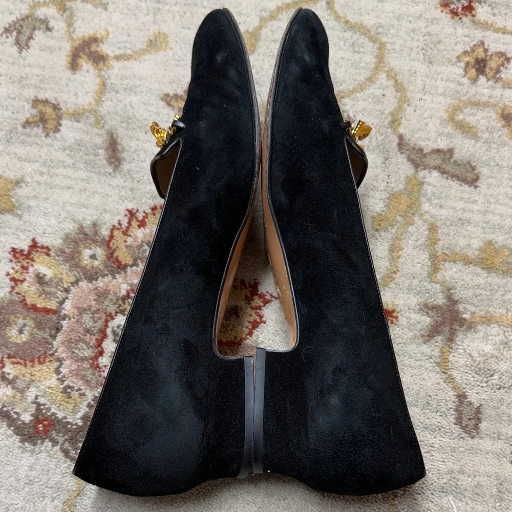 Salvatore Ferragamo loafers with gold charm